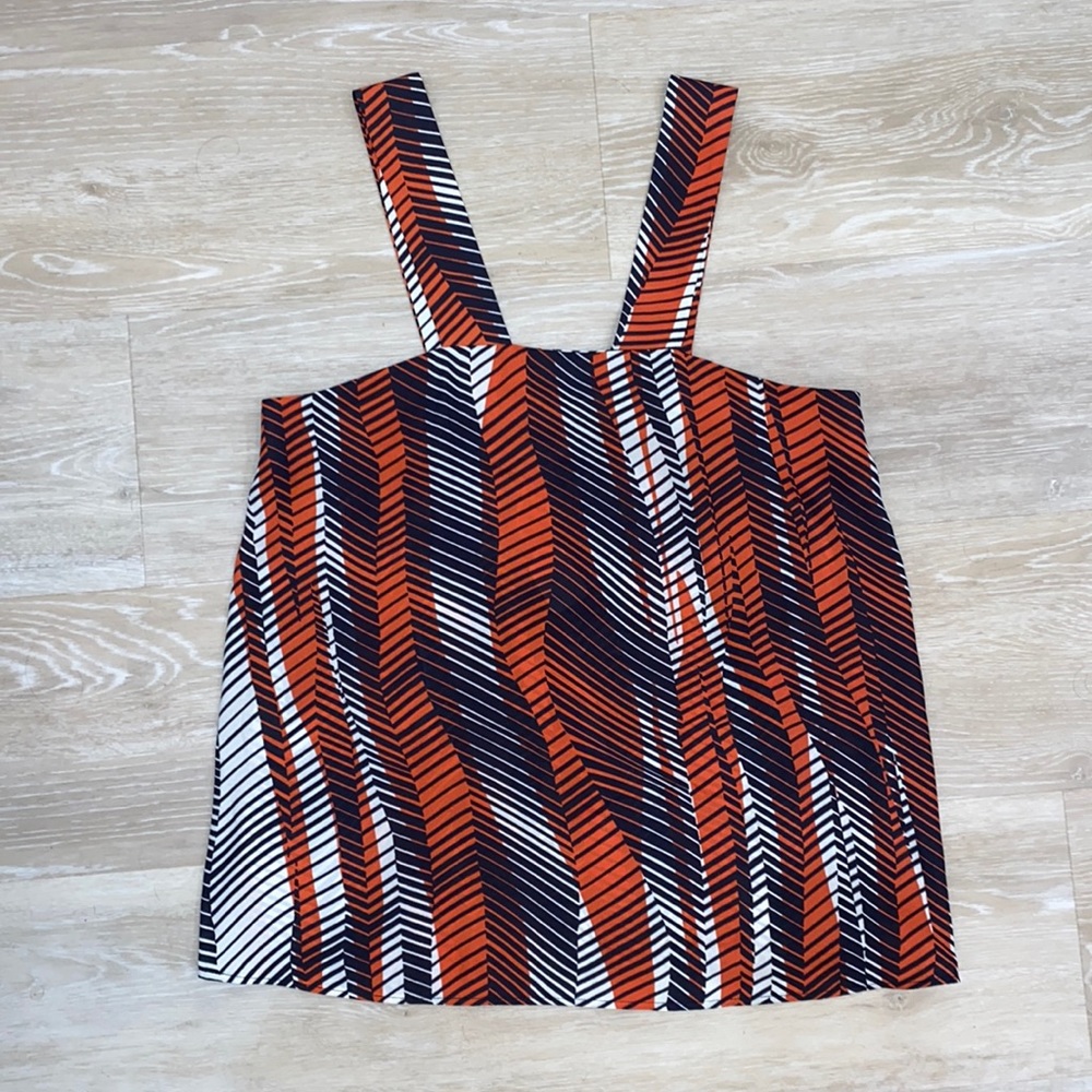 Zara Chevron Multi Color Top